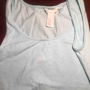 Blue size x-small tank top h & m